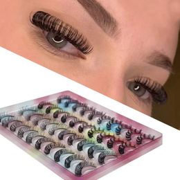 Faux Cils Russe Strip Lashes 20102Pairs 3d Fluffy Vison Lashes Naturel Faux Cils Volume Russe Cils Faux Cils Maquillage 230807