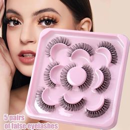 Faux cils en volume russe Exagéré Party 3d Big Curvy Eyellash Extension Organisateur