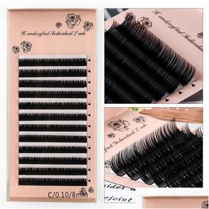 Faux Cils Sishangpin Faux Cils Individuels C D Curl Noir Volume Extension Fournitures Salon De Beauté Utilisation Drop Delivery Health Make Dhqac