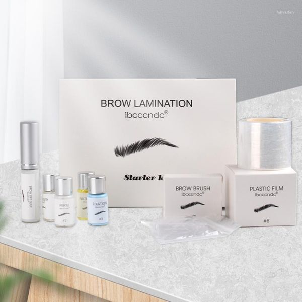 Faux Cils Styles Eye Brow Lift Kit Semi-permanent Curling Usage Domestique Sourcils Stratification Style Perming Réglage Maquillage OutilsFalse Harv22