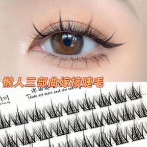 Faux cils mise à niveau A-type Manga naturel cluster individuel rapide bricolage plume ventilateur Extensions de cils KIT Cosplay maquillage