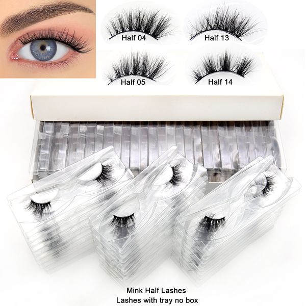 Faux Cils Visofree 3D Demi-cils Gros Naturel Demi Faux Cils 3D Mink Lashes Wispy Natural Crisscross Faux Cils Extension 230802