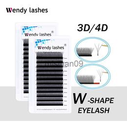 Valse Wimpers W Shape Lashes Extension 3D Premade Volume Fan Nep Wimpers Make-up Benodigdheden Wendy Hoge Kwaliteit Natuurlijke Look Lash Extensions J230717