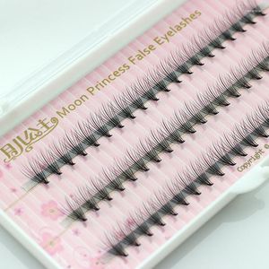 Pestañas postales al por mayor: 60 pcs/lote artificial natural largo long individual clúster maquillaje de maquillaje de maquillaje falso hecha en China