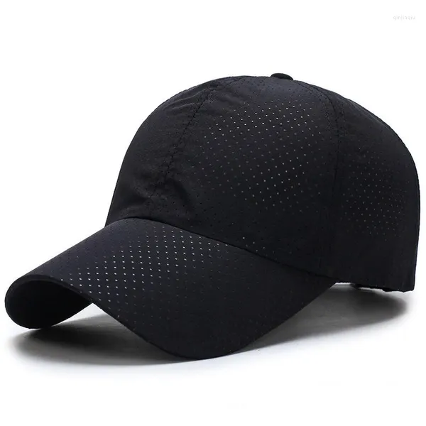 Casquette de baseball en gros de faux cils, maille de sport décontractée, respirante, séchage rapide, chapeau à sangle réglable, vente en gros