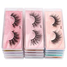 Valse wimpers Groothandel Mink 10/30/100/200 PCS 3D Lashes in bulk Natuurlijke lange pluizige dramatische maquiaGemfalse