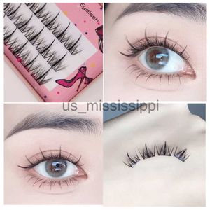 False Eyelashes Yelix Upgrade Atype Eyelashes Manga Lashes Natural Individual Cluster EyeLashes Quick DIY Eyelash Extensions KIT Cosplay Lashes x0830