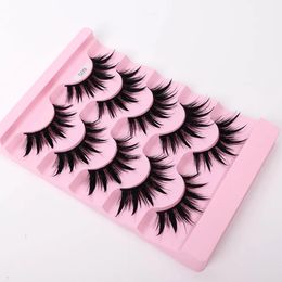 Faux cils Yiernuo 15 paires Cosplay anime cils Manga cils dramatique fée grappes cils look mouillé 231012