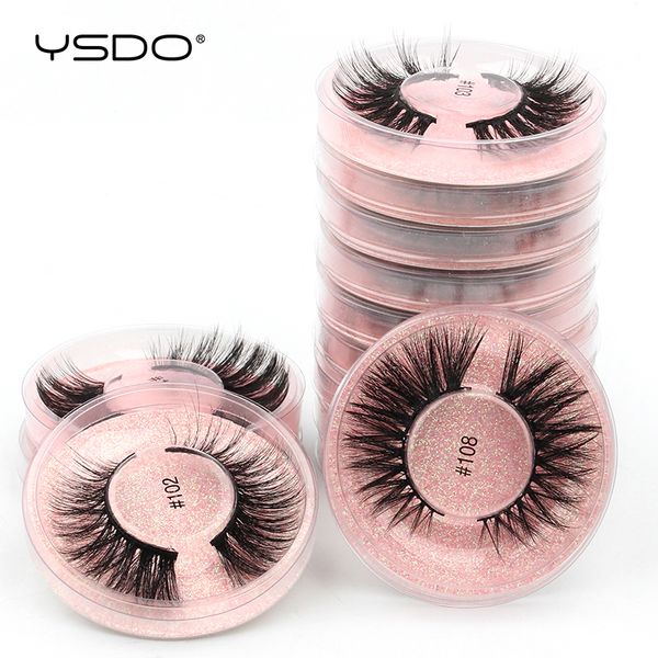 Faux Cils YSDO 1020 Paires Faux Vison En Gros Naturel Longue Bande Cils Maquillage Doux 3d Maquiagem Cils 230627