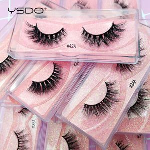 Faux cils YSDO 1 paire 3D vison cils naturel long maquillage moelleux Volume faux dramatique Maquiagem Cilios 231024