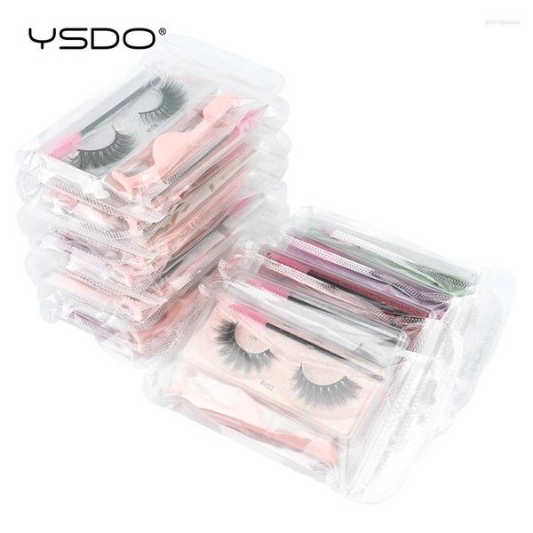 Faux cils ysdo lashes en gros 10 paires volume moelleux 3d visin