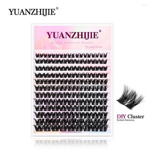 Valse Wimpers Yuanzhijie Mix Diy Clusters Wimper Extension Gesegmenteerde Volume Natuurlijke Individuele Bundels Make-Up Benodigdheden