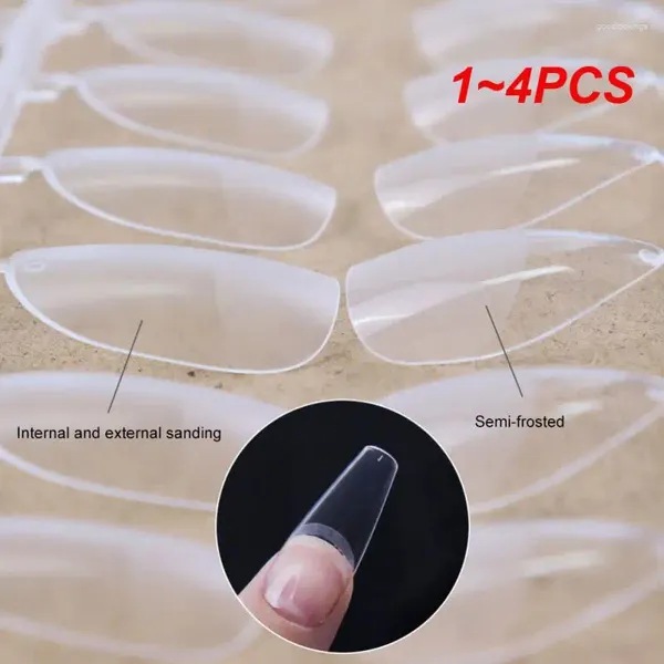 Faux ongles 1-4pcs Conseils d'ongles Moule de construction rapide Moule double formes Extension de doigt Art UV Gel Outils