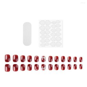 Valse nagels 1 set nep voldoende kwantiteit vervagen-resistente buiks luxe kunstmatige pers Diy Nail Art Decor Beauty Supplies