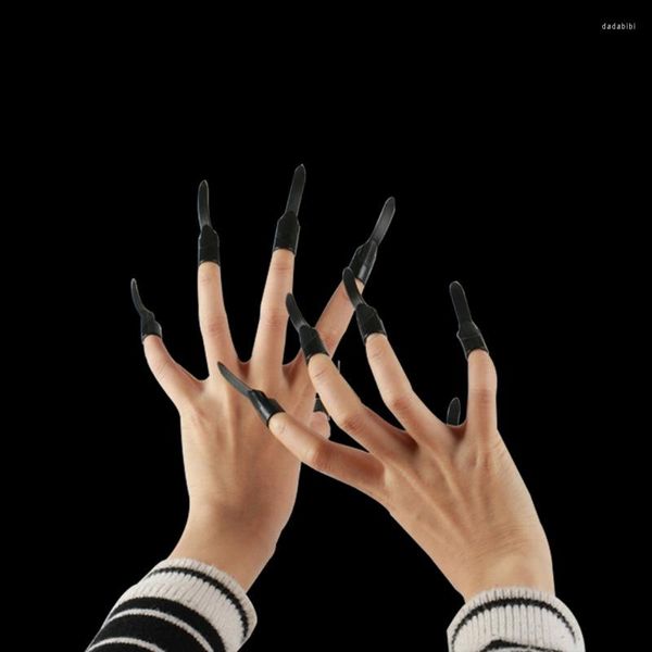 Faux Ongles 1 Set Sorcière Long Nez Faux Fantôme Doigt Ongles Halloween Maquillage Effrayant Cosplay Accessoires Au19 21 Drop