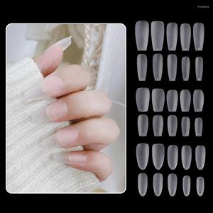 Faux ongles 100 pièces excellents conseils de manucure patchs pour ongles en plastique sans odeur presse décorative sur Art bricolage artificiel clair