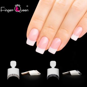 Faux ongles 12 tailles blanc français faux ongles conseils d'art 100pcsbox court wrap bord armure bricolage acrylique manucure 230909