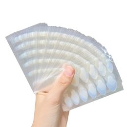 Faux ongles 20/50 feuille French Tips double forme ongles conseils silicone guide pad pour extension d'ongle silicone pad moule manucure française en double forme 231121