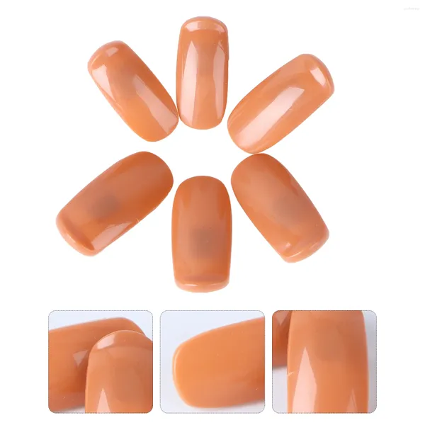 Faux Nails 200pcs Manucure Manipulator Nail Tips Practice Practice Formation pour débutant