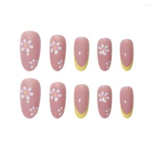 Faux Ongles 24 PCS Nail No Fading Sans Vernis Avec Onglets Adhésifs Pour La Vie Quotidienne Utilisation Quotidienne NOV99