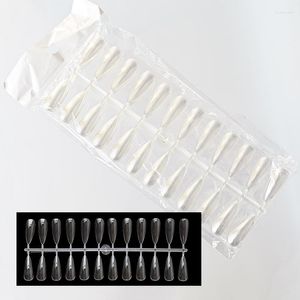 Fausses ongles 240 PCS / sac Clear Amond Nail Tip Art Polish Color Carte Acrylic Practice Palette Tool Board
