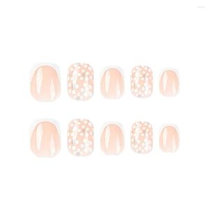 Valse Nagels 24Pcs Ballet Met Lijm Zilver Kleur Vlinders Strass Lange Glanzende DIY Volledige Cover Vrouwen Meisjes Nep salon Thuis Us