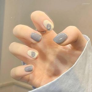 False Nails 24pcs Nagel Patch Art Design Daily Fake for Girls and Professional Salons MH88