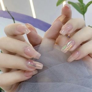 Kunstnagels 24 Stuks Zomer Zoete Mooie Fake Kunstmatige Druk Op Nagel Herbruikbare Diy Dame Vingernagel Tip Manicure Gereedschap Met lijm