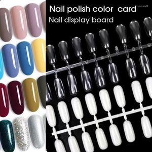 Valse nagels 5 pc's 120 tips Professionele nagelblanks s Gel Pools Display Card Book Color Board Chart Art Salon Manicure Tools
