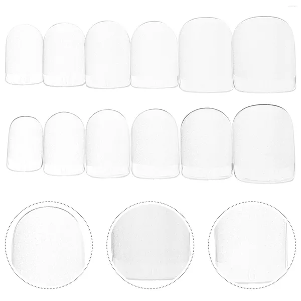 Faux ongles 504 pièces conseils de patch d'ongles kit de manucure courte super abs pour professionnel