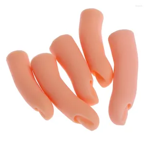 Uñas postizas 5 unids/set fácil de limpiar práctica entrenamiento modelo de dedo para Gel acrílico herramientas de salón de manicura entrenador de arte de uñas