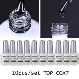 Kunstnagels Clou Beaute 4 6 10 stks Set 15 ml Top Base Coat Primer Nail Gel Polish Vernis Semi Permanente UV Lakiery Hybrydowe Art 230704