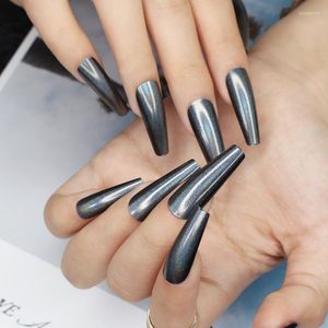 Valse nagels kleurrijke kunstmatige volledige omslag nep vingernagels vinger manicure voor vrouwen sal99