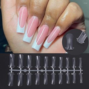 Faux Ongles Extension Art Conseils Faux Doigt Gel UV Vernis Acrylique Moule De Construction Sculpté Couverture Complète Appuyez Sur L'outil De Manucure