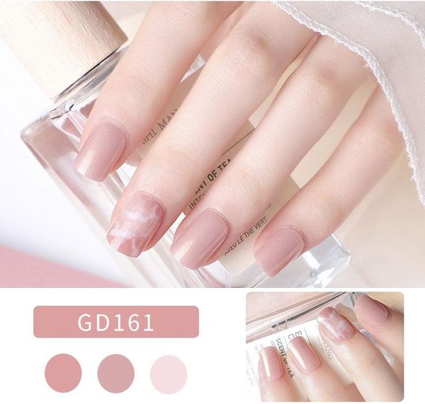 Faux Ongles Faux Flash Bonne Qualité Artificielle Avec De La Colle Utilisation Répétée Nail Sticker Wearable 30PCS / Box