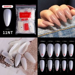 Faux ongles style français entièrement appliqué et semi-appliqués de fausses plaques à ongles pour l'amélioration des ongles, des plaques d'ongles usées à la main, en gros d'usine