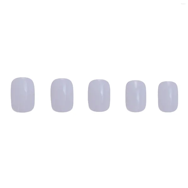 Faux ongles brillant gris bleu écologique non toxique matériau sûr ongles pour femmes manucure bricolage art