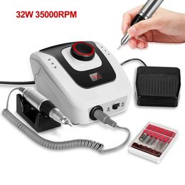 Kunstnagels Hoge Snelheid Nagel Boormachine 32 w 35000 rpm Polijstmachine Art Pen Acryl Manicure Pedicure 231102