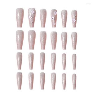 False Nails Jelly Lijm Lange pers-on glitter glanzende lijm op doodskistnagel voor vrouwen meisjes kunstmanicure