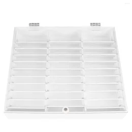 Valse nagels sieraden opbergdoos nagel display stand organizer Clear Manicure sieraden organisator Poolse kleurgrafiek faux kaart