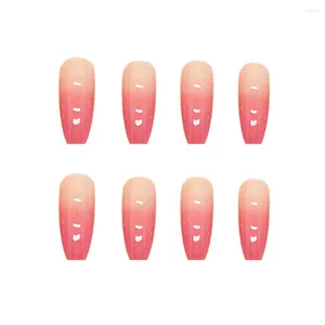 Faux ongles longs cercueils presse sur ballerine couverture extra complète acrylique pour femmes et filles