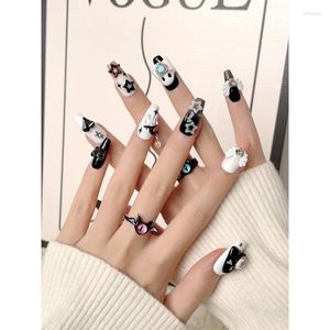 Kunstnagels Misskitty Handgemaakte Press-on Wear Europese en Amerikaanse stijl Halloween Grimas Kerst Schoonheid Patch Eindproduct