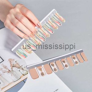 Faux ongles Nude Rose N Glitter Poudre Paillettes Mode Nail Art Autocollants Collection Manucure DIY Vernis À Ongles Bandes Wraps pour Décor De Fête x0826