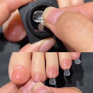 Faux ongles pédicure gel souple clair couverture complète pointe ongles orteils 550pcsbox facile à appliquer presse sur faux doigt outil 230909