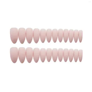 Valse nagels Roze puntige kop Lange manicure Duurzaam Veilig materiaal Waterdicht voor vingernagel DIY-decoratie