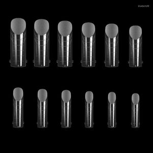 Faux Ongles Poly-Extension Gel Double Nail Form Builder Moules Conseils De Cercueil Pour Manucure Art Designs D2TA