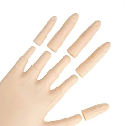 Kunstnagels Oefenhand voor acryl Professioneel Realistisch Flexibele vingers Buigbare manicurehanden Schilderen Beginners