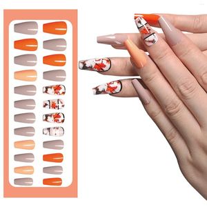 Kunstnagels Press Fake 24-delige nagelset inclusief lijm acryl voor dames en meisjes