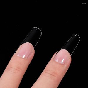 Valse nagels zachte gel volle cover nagel tips vrij voor druk op extensie e1yd
