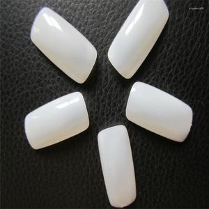 Valse nagels Stijlvolle 500 Special Clear Duck Feet Full Cover Nail Art Tips Long Drop Retail.